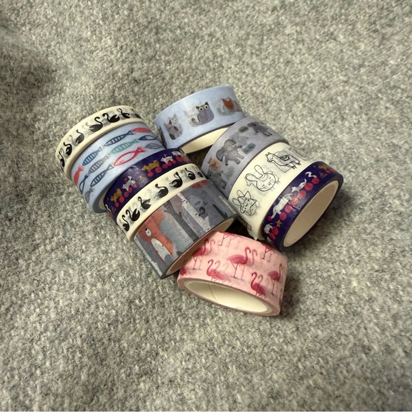 Other - Washi Tape 10 Bundle with Animal Designs